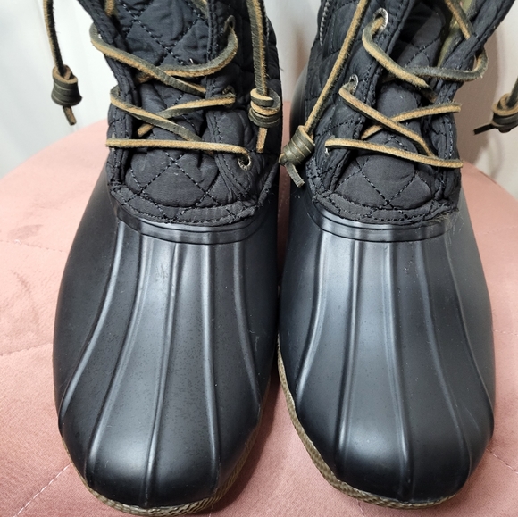 Sperry Saltwater Quilted Duck Rain Boots - Picture 6 of 9
